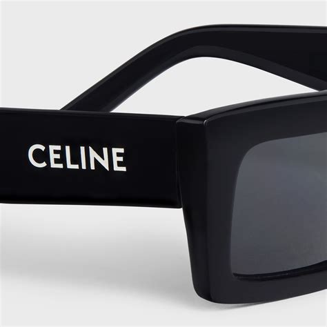 celine monochroms 02 sunglasses in acetate - black|LUXURY ACETATE CELINE MONOCHROMS SUNGLASSES .